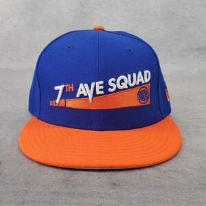 Rare New York Knicks 7th Ave Squad New Era 9 Fifty Hat Cap Adjustable Blue‎